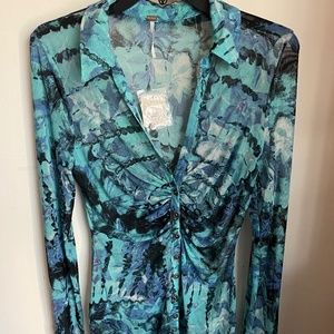Free People Sheer Blouse